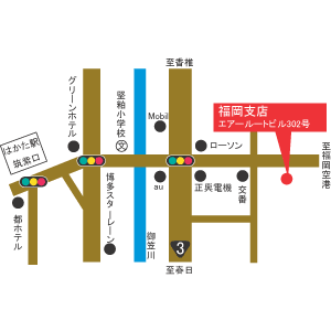 福岡支店 地図