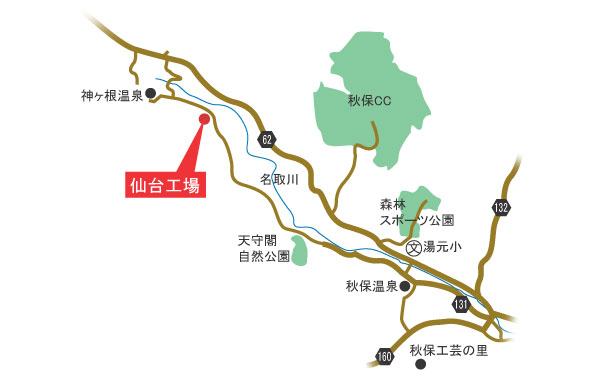 仙台工場 地図